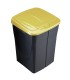 CUBO ECOBIN 45L. CON TAPA AMARILLA