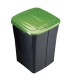 CUBO ECOBIN 45L. CON TAPA VERDE