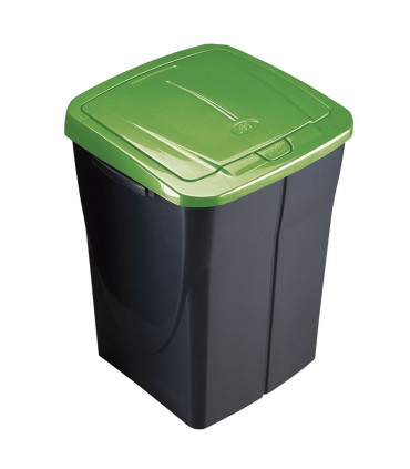CUBO ECOBIN 45L. CON TAPA VERDE