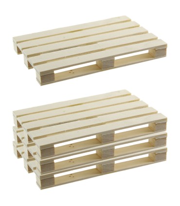 POSAVASOS PALE DE MADERA, 4 UN