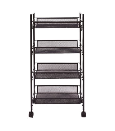 CARRITO CAMARERA C/RUEDAS 4 ALTURAS