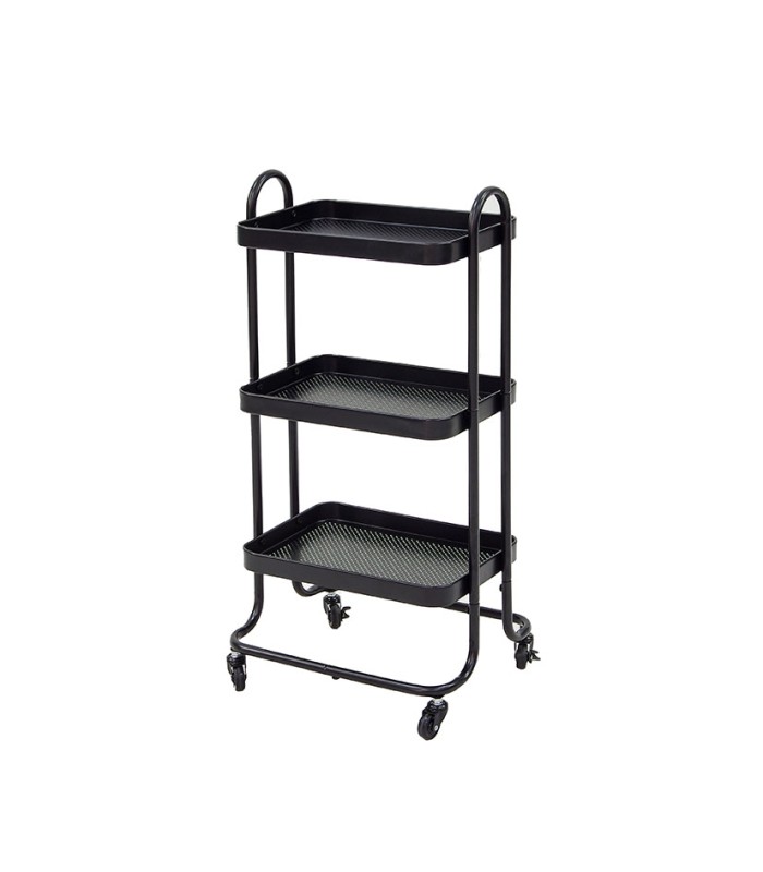 CARRITO C/RUEDAS COMIS NEGRO