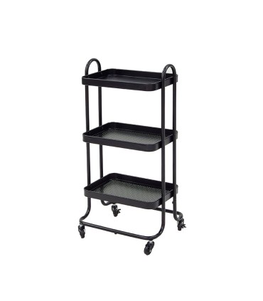 CARRITO C/RUEDAS COMIS NEGRO