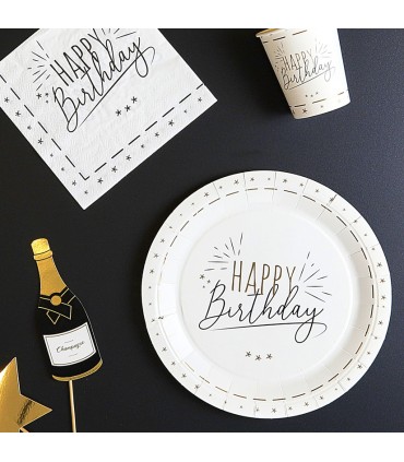 PLATO CARTON CUMPLEAÑOS 6 UN.