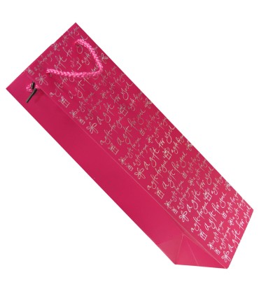 BOLSA BOTELLA 10,5X10,5X36 CM. COLORES