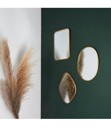ESPEJO DECO CONTORNO DORE ROMBO