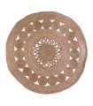 ALFOMBRA YUTE DIAMETRO 90 CM.