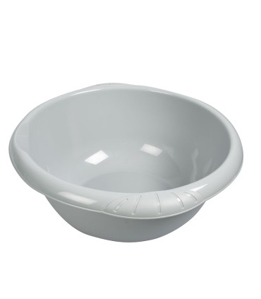 BARREÑO REDONDO 42CM. GRIS CLARO HABITEX