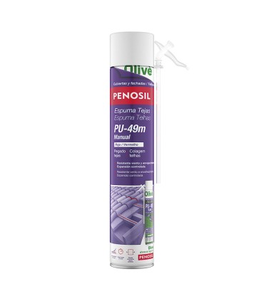 ESPUMA AE.TEJAS PU-49.ROJA 750 ML.