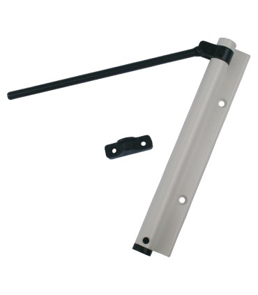 MUELLE CIERRAPUERTAS BRAZO. PLATEADO.