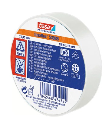 CINTA AIS.TESAFLEX 19X20M.BL.TESA