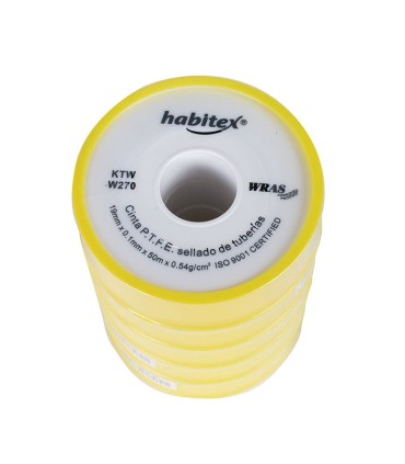 CINTA  PTFE PARA JUNTAS 19MMX50M.