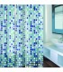CORTINA BAÑO PVC 180X200CM.CONCEPT AZUL