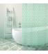 CORTINA BAÑO PVC 180X200CM.ALGAE BLUE
