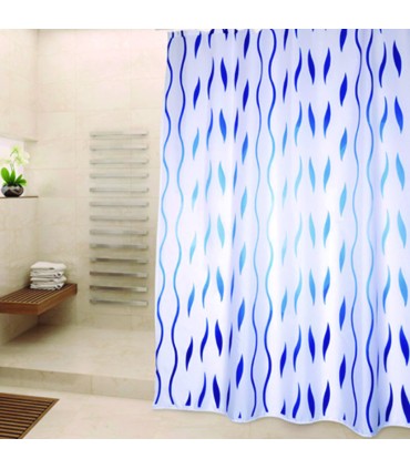 CORTINA BAÑO POLIEST.180X200 SVENTIES AZ