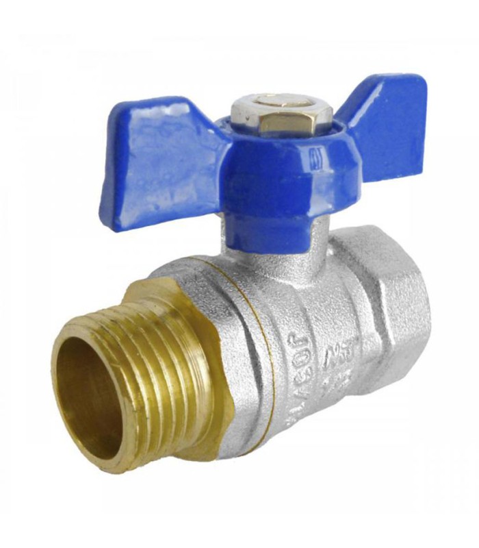 VALV ESF PN-25 MH MANDO PALOM AZUL 1/2"