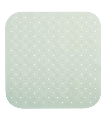 ALFOMBRA BAÑERA CLASSIC 54X54CM. BLANCO