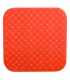 ALFOMBRA BAÑERA CLASSIC 54X54CM. NARANJA