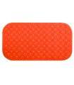 ALFOMBRA BAÑERA CLASSIC 36X76CM. NARANJA