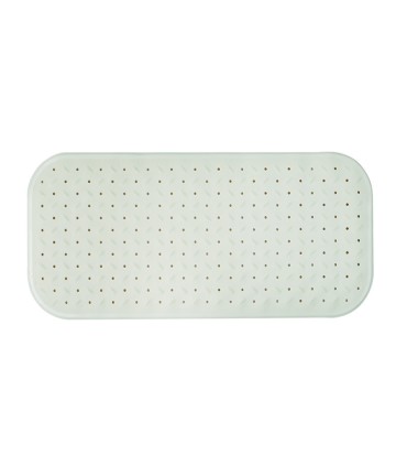 ALFOMBRA BAÑERA CLASSIC 36X97CM. BLANCA