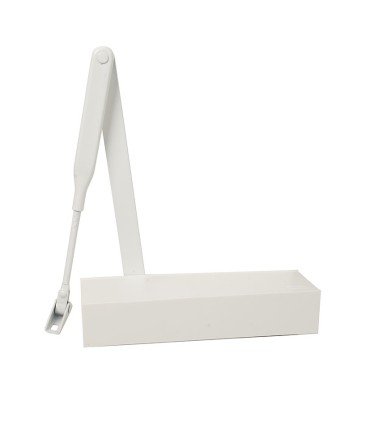 CIERRAPUERTAS TS71. BRAZO RETEN. BLANCO.