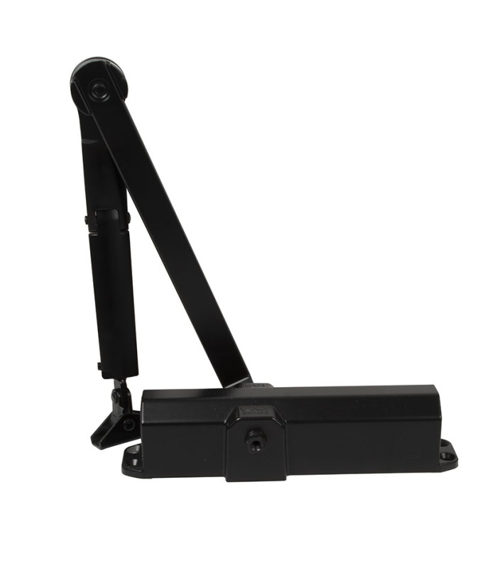 CIERRAPUERTAS TS COMPACT. RETEN. NEGRO.