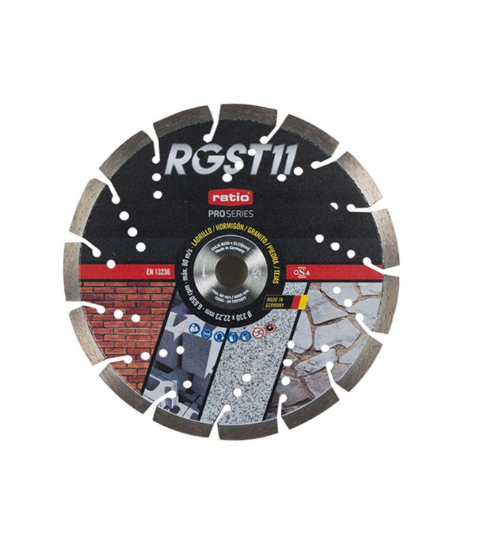 DISCO SEGM.LASER RGST11 Ø230MM.RATIO PRO