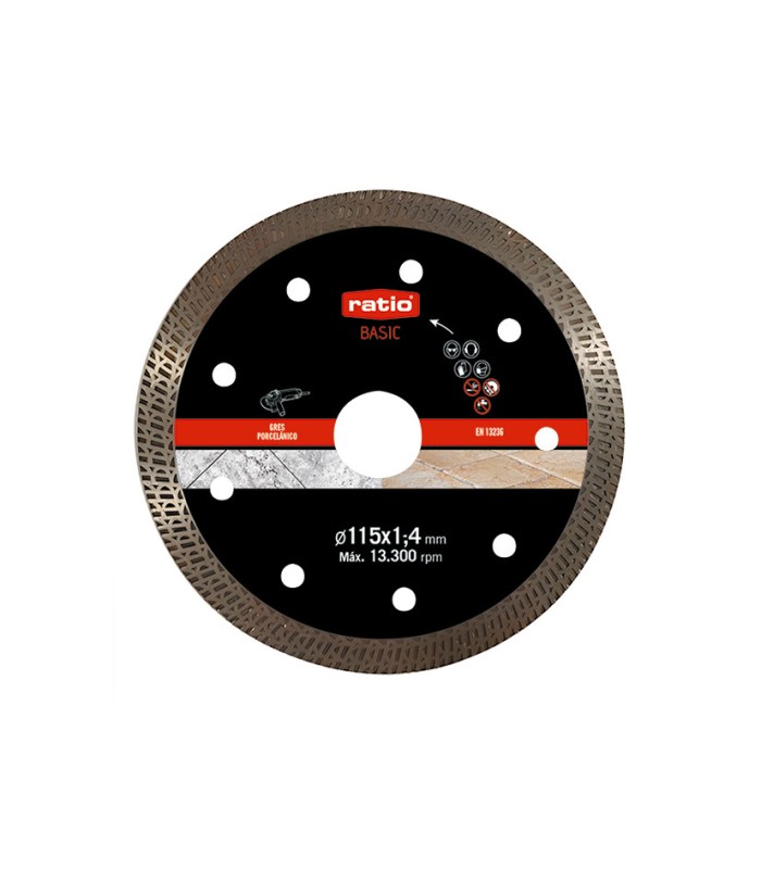 DISCO TURBO PORCELANICO Ø115 BASIC RATIO