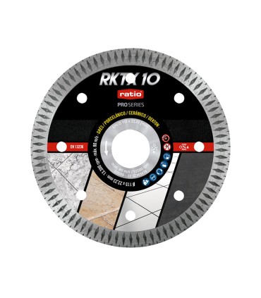 DISCO TURBO PORCELANICO RKTX10 115MM.
