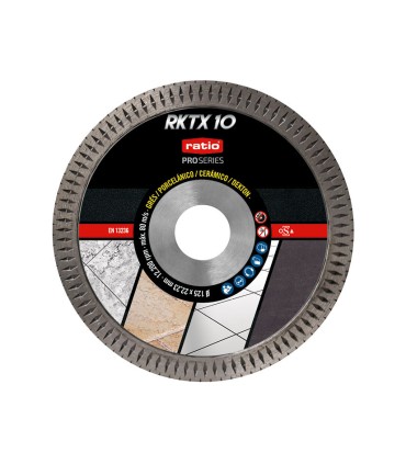 DISCO TURBO PORCELANICO RKTX10 125MM.