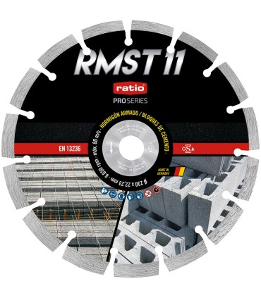 DISCO SEGM.LASER RMST11 230 MM.RATIO