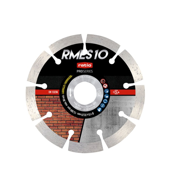 DISCO SEGM.LASER RMES10 115MM.RATIO
