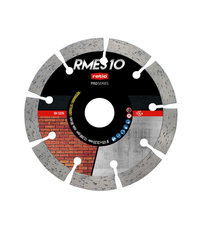 DISCO SEGM.LASER RMES10 125MM.RATIO