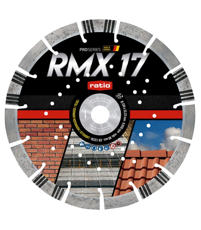 DISCO SEGM.LASER RMX17 230MM.RATIO