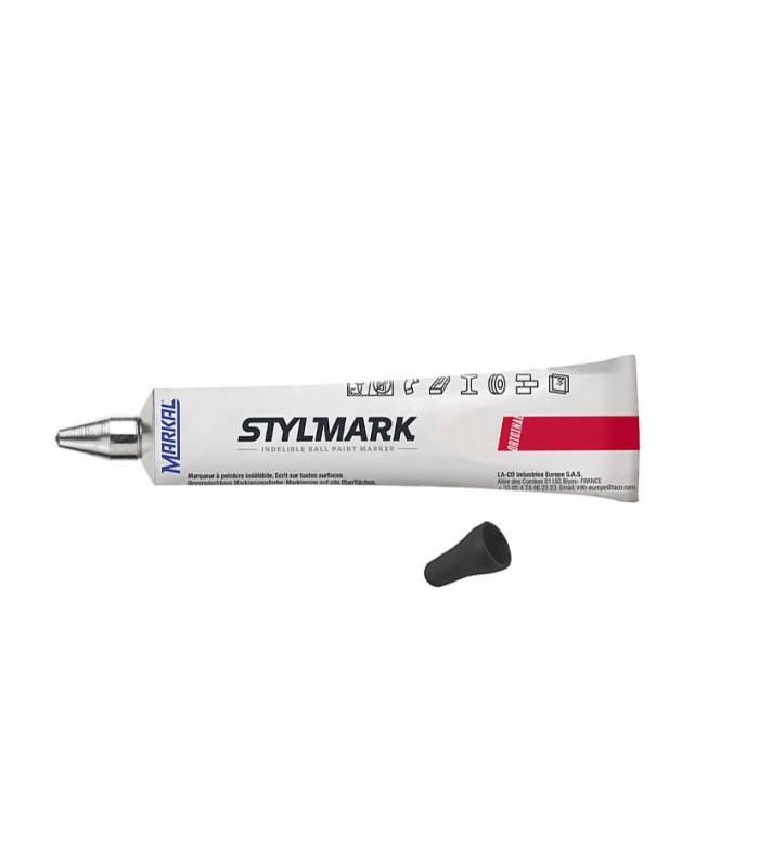 MARCADOR PINTURA TUBO P.BOLA NEGRO