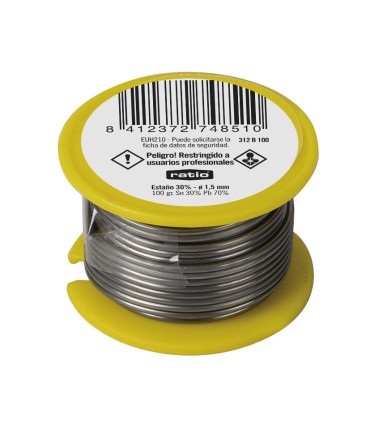 ESTAÑO 30% 1,5MM.100GR.