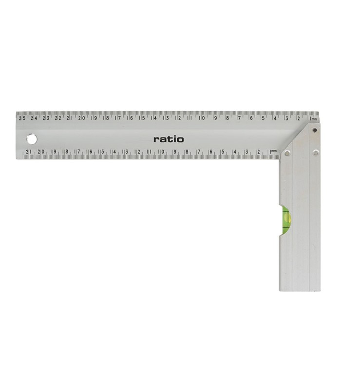 ESCUADRA CARPINTERO GRAD.25 CM.RATIO