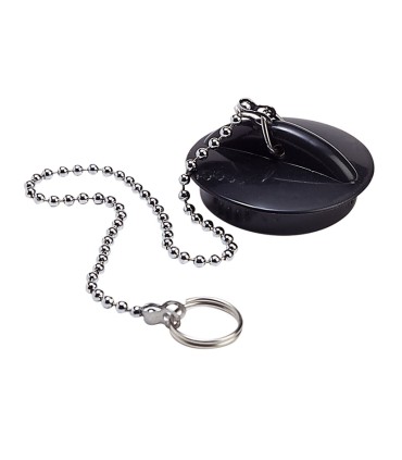 TAPON FREGADERA CON CADENA 25 CM.