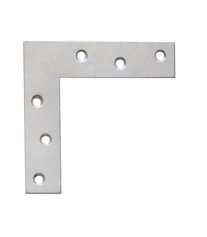 ESCUADRA PLANA CINCADA 40x40  MM.