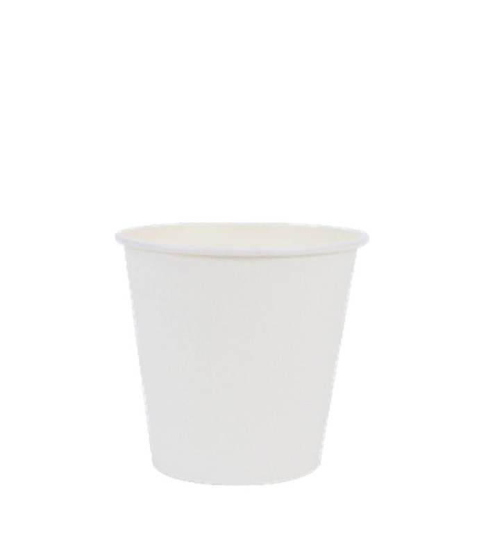 DISPLAY 10 PACKS 20 VASOS CT 8CL. BLANCO