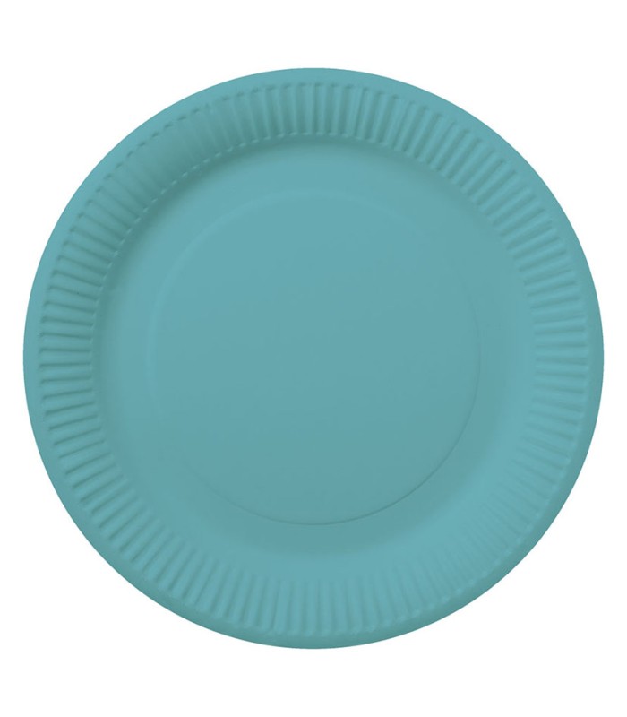 DISPLAY 12 PACKS 12 PLATOS 23CM. AZUL