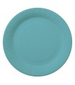 DISPLAY 12 PACKS 12 PLATOS 23CM. AZUL