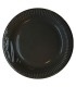 DISPLAY 12 PACKS 12 PLATOS 23CM. NEGRO