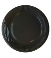 DISPLAY 12 PACKS 12 PLATOS 23CM. NEGRO