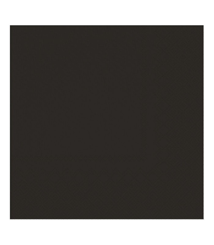DISPLAY 12 PACKS 30 SERVILLETAS NEGRO