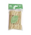 50 PALILLOS APERITIVO 12 CM. MADERA