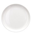 JGO.6 PLATOS POSTRE EDGE BLANCO TOGNANA