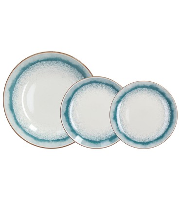 VAJILLA PORCELANA 18 PZAS. MADISON OASI