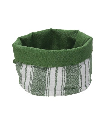 SERIE TEXTILE VERDE. PANERA REDONDA