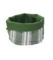 SERIE TEXTILE VERDE. PANERA REDONDA